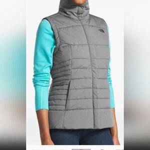 The North Face Gray Puffer Vest